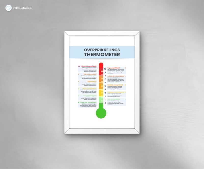 Poster Overprikkelingsthermometer