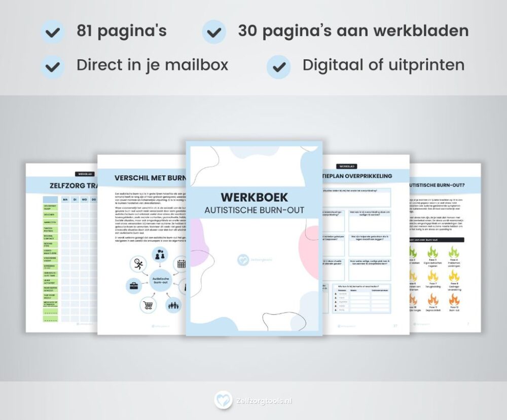 Overzicht werkboek autistische burn-out