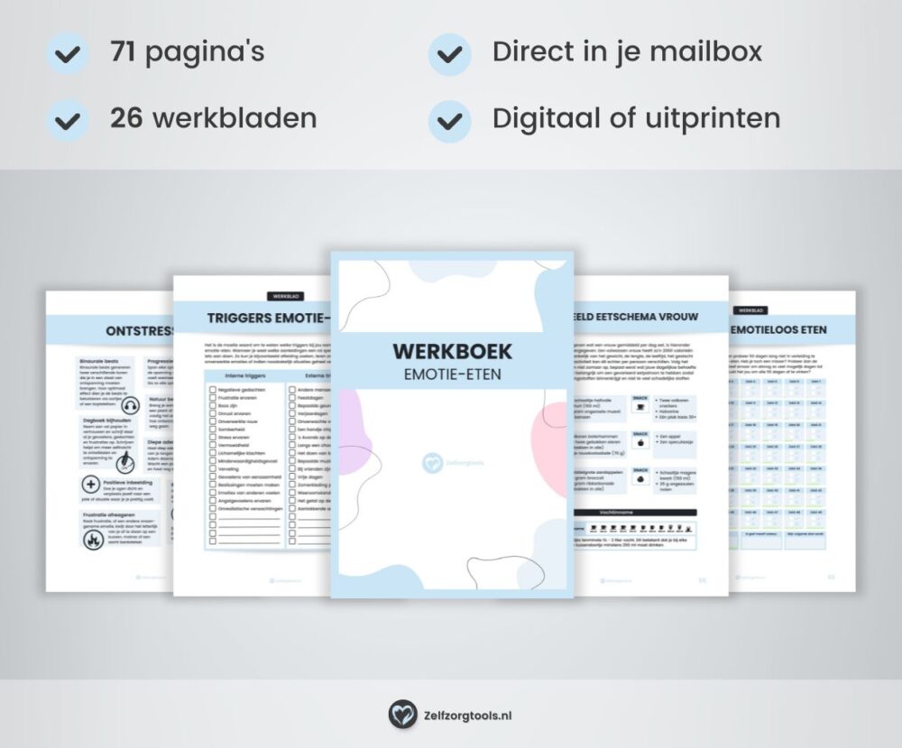 Specificaties van het werkboek emotie-eten