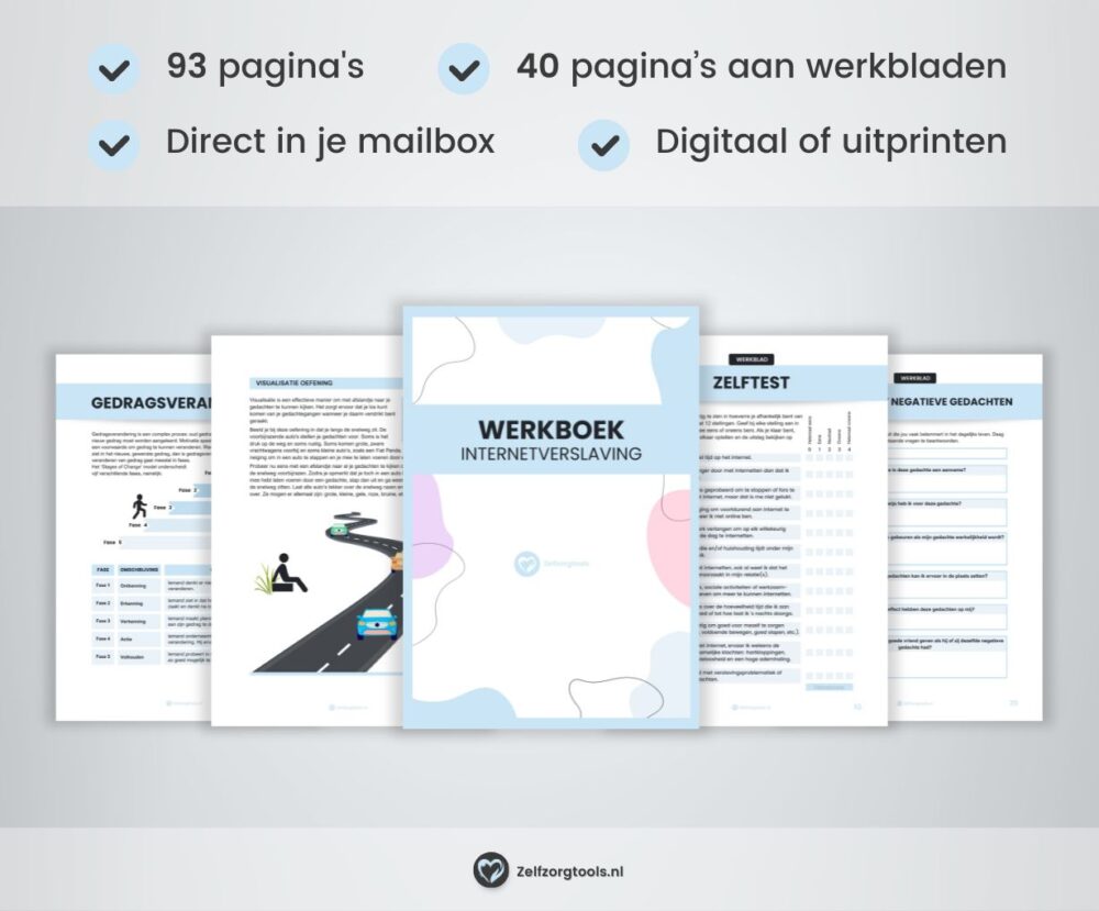 Specificaties Werkboek Internetverslaving