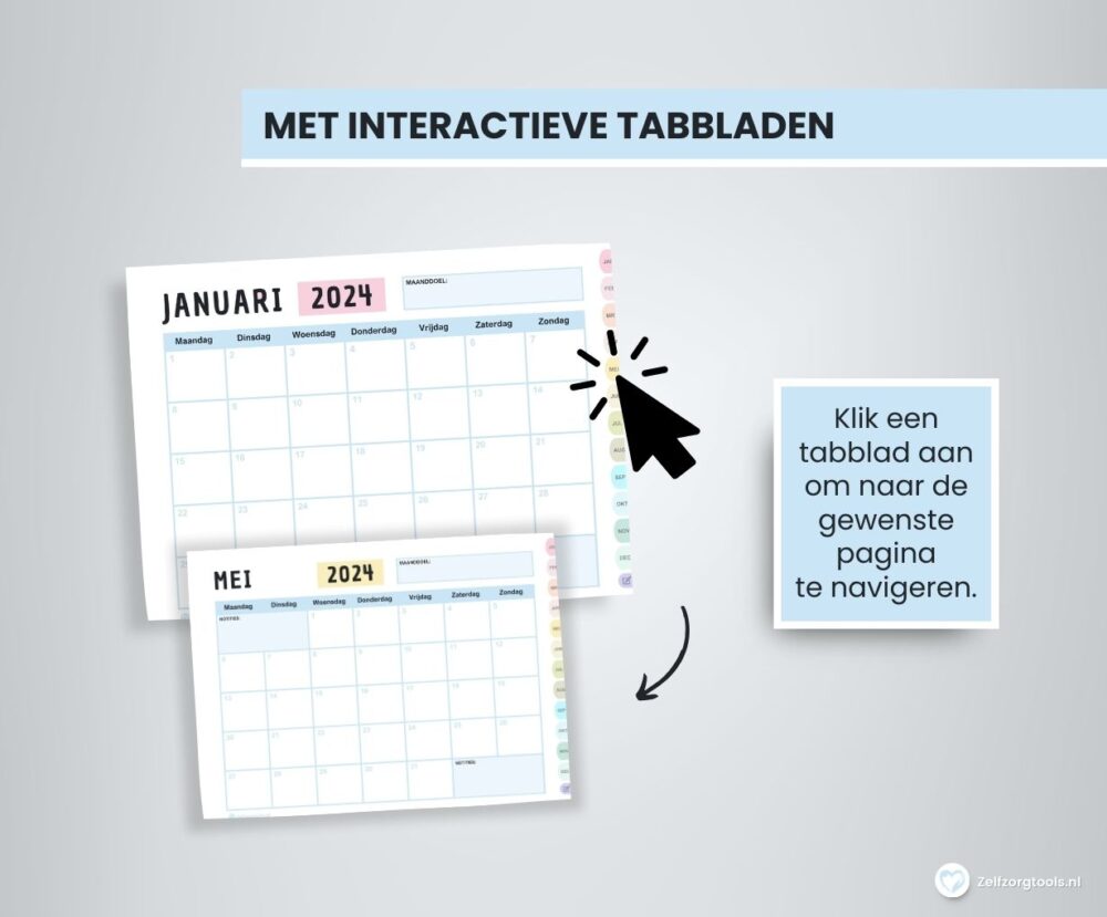 Positief Dagboek 2024 - Maandkalender