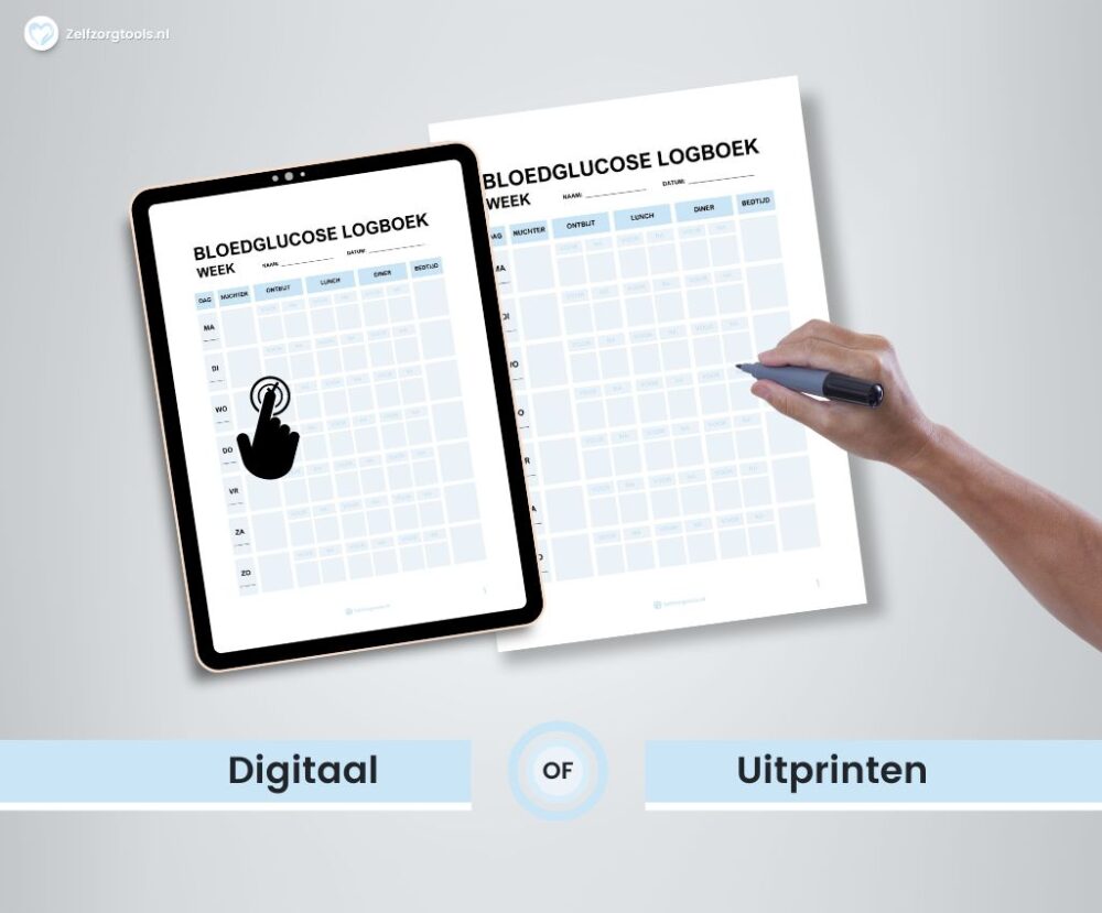 Productafbeelding Bloedglucose Dagboek.