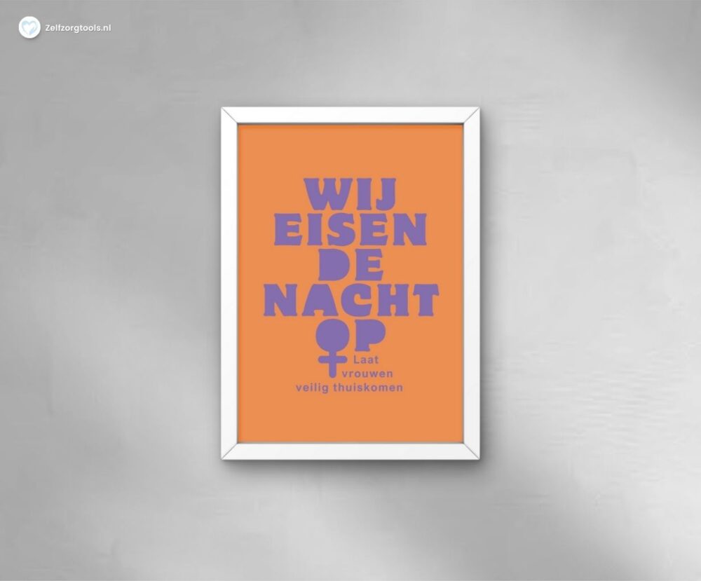 Productafbeelding - Wij Eisen De Nacht Op - Oranje Paars - JPG Productafbeelding - Wij Eisen De Nacht Op - Oranje Paars - JPG